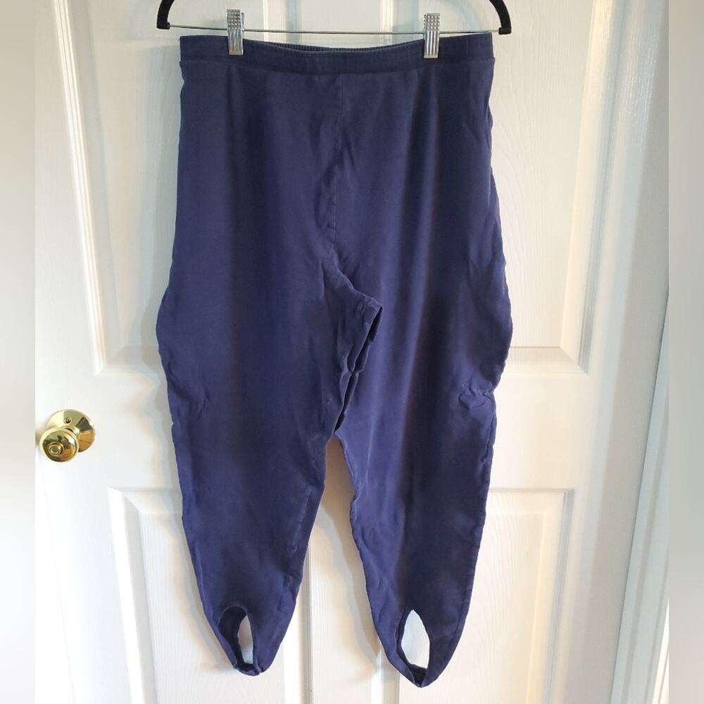 Vintage 90s Style Bobbie Brooks Navy Leggings. Size L/XL. #SW